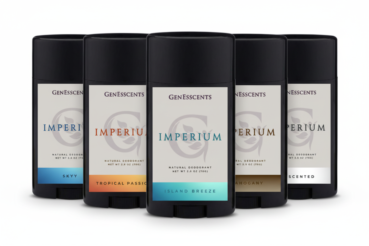 Professional deodorant bundle with correct labels